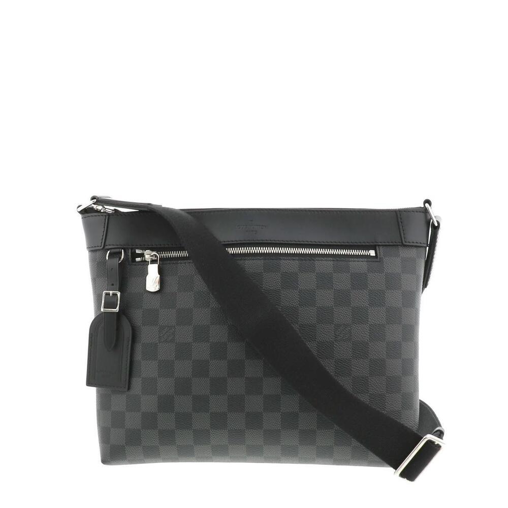 LOUIS VUITTON Mick NM Bag Shoulder Messenger Damier Ebene Brown